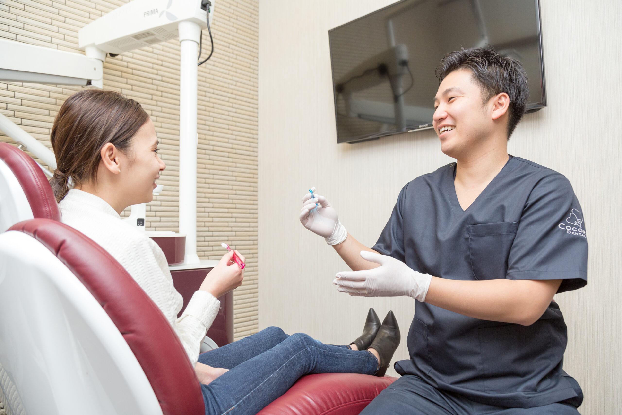 ブラッシング指導の画像