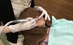 ポリッシングの実際の画像です