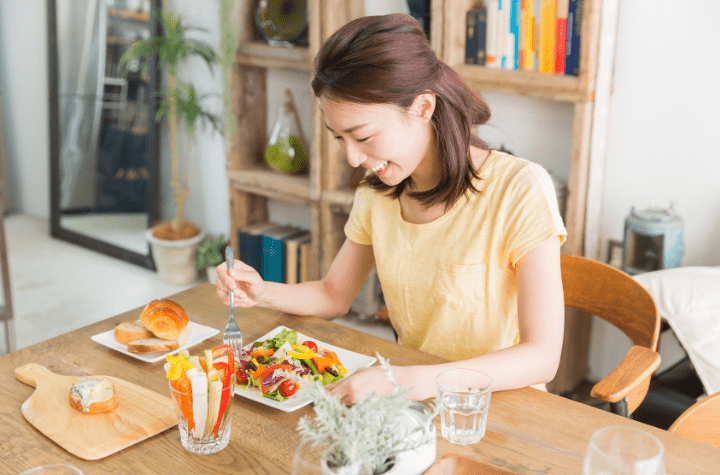 バランスの取れた食生活を